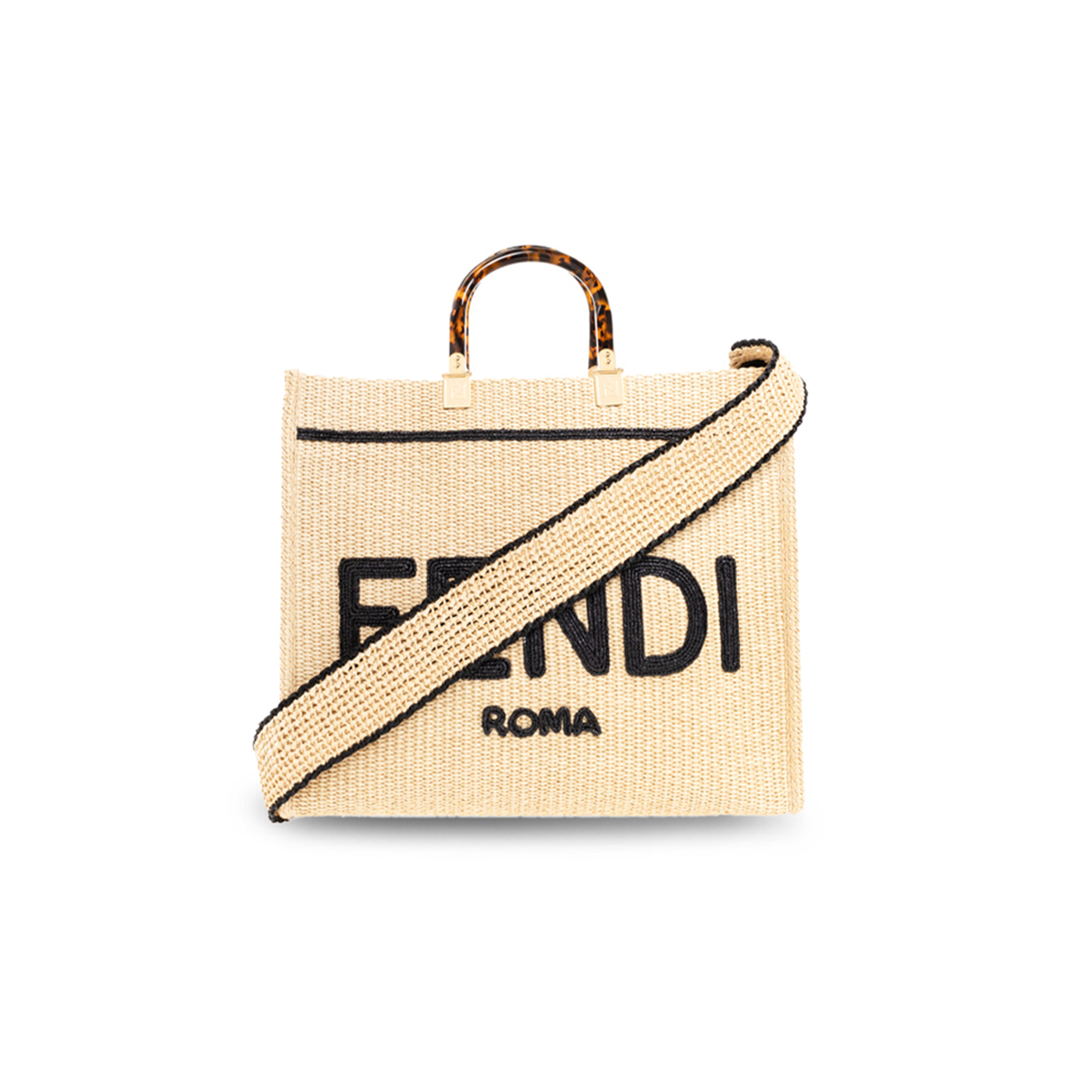 F**di beige ‘sunshine medium’ shopper bag (35*31*17cm)